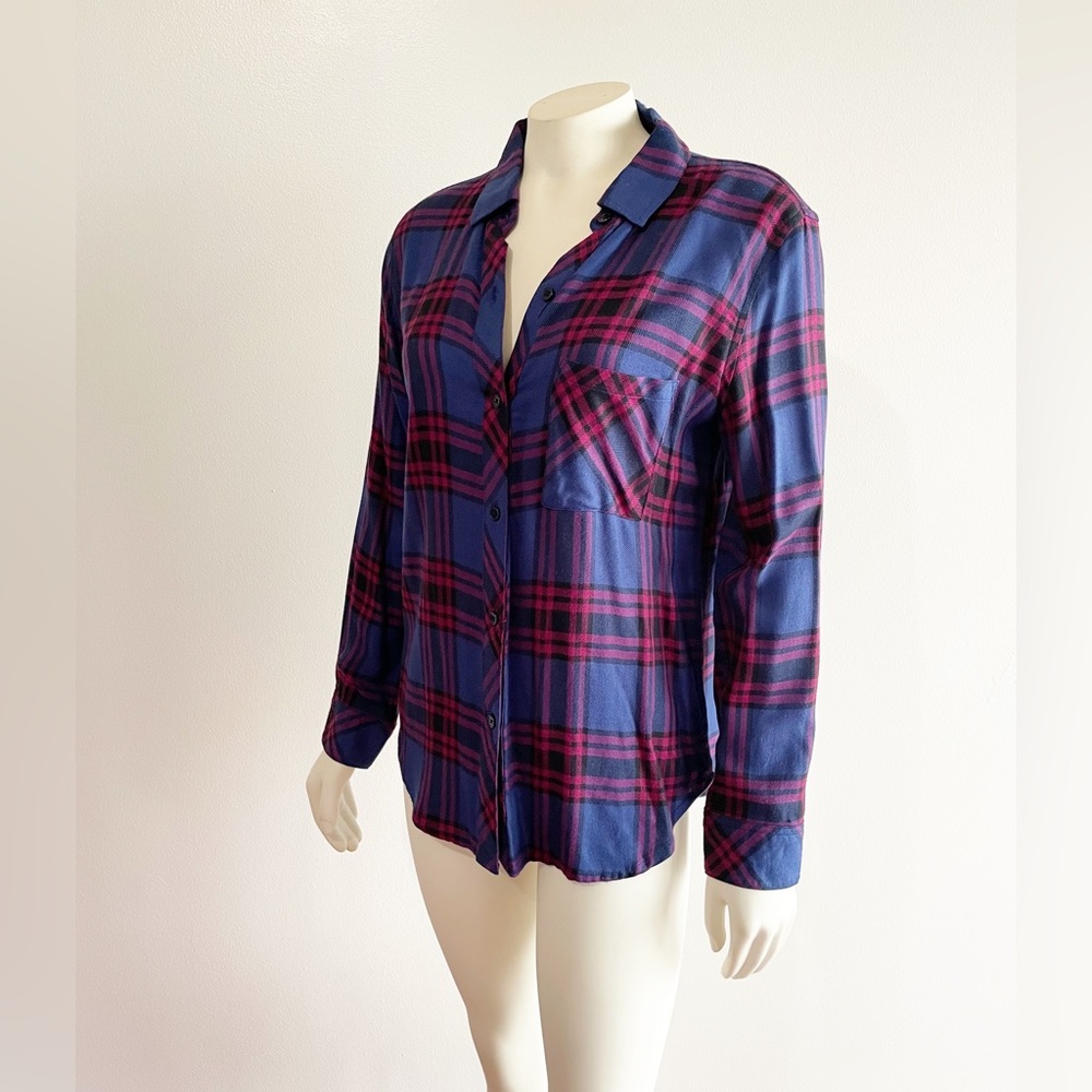 Rails Plaid Button Down Hunter Raspberry Royal Bl… - image 2